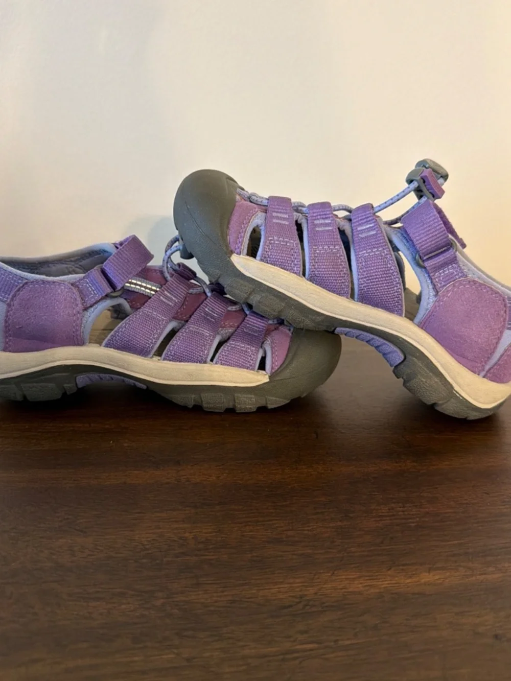 Keen Little Kids Purple Waterproof Sport Sandals Sz 13 Rubber Toe EUC